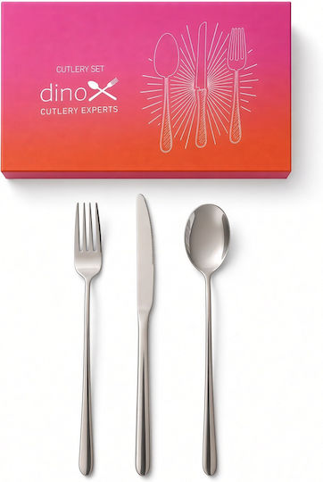 Dinox Faro Cutlery Set Silver 24pcs