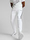Ess+ Tape Sweatpants with Elastic White