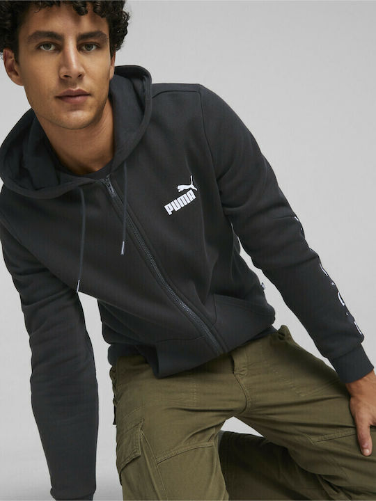 Puma Essentials Sweatshirt with Hood BLACK