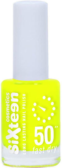 Sixteen Cosmetics 50" Glossy Βερνίκι Νυχιών Quick Dry 773 Yellowish 11ml