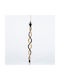 Hanging Stalactite Ornament Acrylic Gold 22x2.5cm