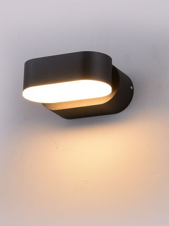 V-TAC Στεγανή Πλαφονιέρα LED 5W 4000K 11.5x5x10εκ.