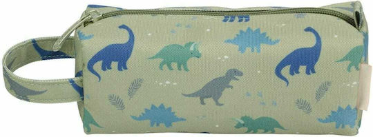 A Little Lovely Company Dinosaurs Κασετίνα Βαρελάκι Πολύχρωμη