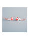 Hanging Bird Christmas Tree Ornament Plastic 5x12cm Various Designs