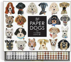 Mudpuppy Paper Dogs Plastic Collectable Card Deck