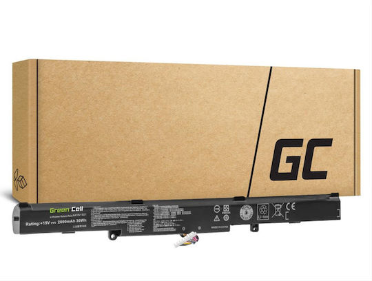 Green Cell A41N1501 Συμβατή Μπαταρία για Asus ROG / VivoBook GL752/GL752V/GL752VW με 2000mAh