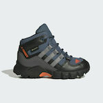 Adidas Παιδικά Μποτάκια Πεζοπορίας Terrex Mid Αδιάβροχα Wonder Steel / Grey Three / Impact Orange