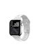 Nomad Slim Sport Armband Silikon mit Pin Weiß (Apple Watch 42/44/45mm) NM01147985