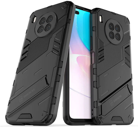 Tech-Protect Kickstand Back Cover Plastic Negru (Huawei Nova 8i)