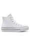 Converse Παιδικά Sneakers Chuck Taylor All Star EVA Lift Hi Λευκά