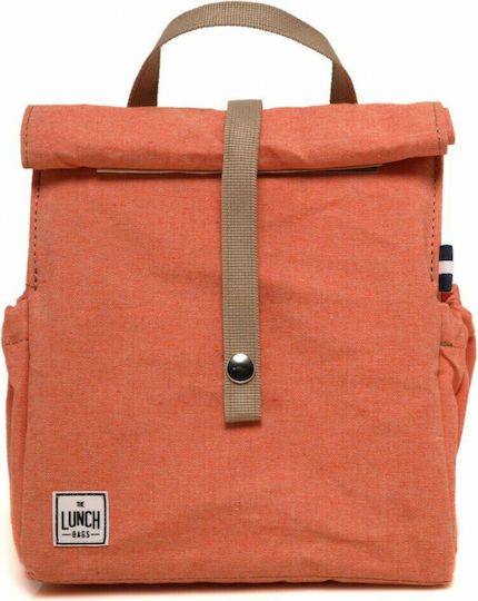 The Lunch Bags 2.0 Genți De Prânz Izotermice Școlare De Mână 5 Litri Portocalii 21x16x24cm