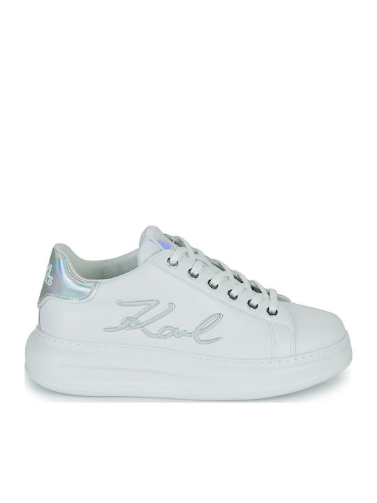 Karl Lagerfeld Signia Lace Sneakers White