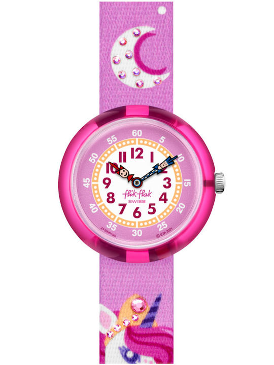 FlikFlak Kinder-Analoguhr Dreaming Unicorn mit ...