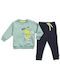 Reflex Kids Sweatpants Set Green 2pcs