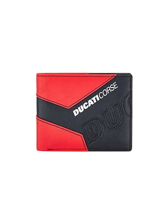 Ducati Modena Men's Leather Wallet Red