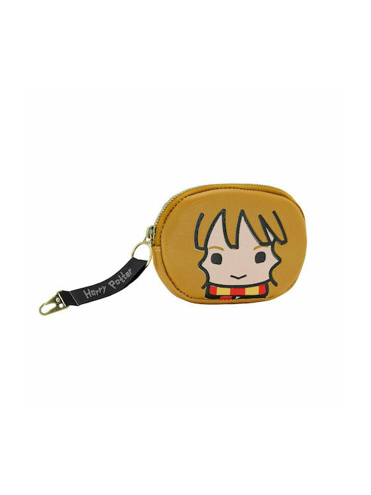 HARRY POTTER BROWN PILL COIN PURSE HERMIONE CHIBI-02826