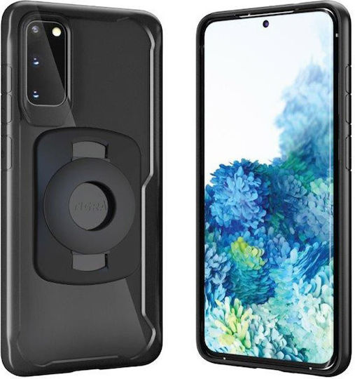 Tigra Sport FitClic Back Cover Πλαστικό / Σιλικόνης Μαύρο (Galaxy S20)