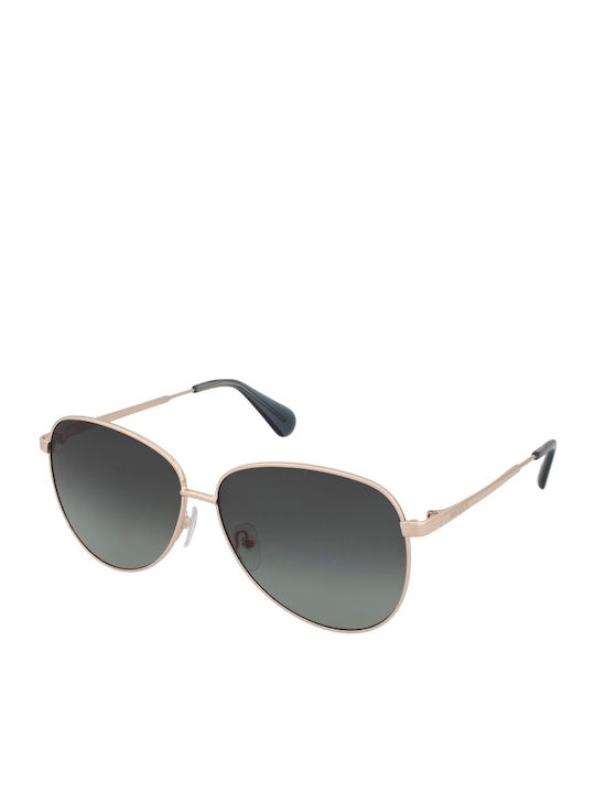 Max & Co Men's Sunglasses with Rose Gold Metal Frame and Green Gradient Lens MO0049 28P