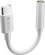 Devia EC608 Converter USB-C male to 3.5mm female White 1pcs