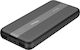 Tellur PBC103 Power Bank 10000mAh με 2 Θύρες USB-A και Θύρα USB-C Μαύρο