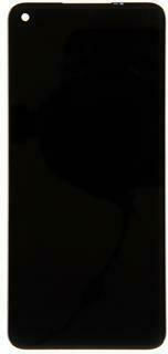 Screen with Touch Mechanism and Frame for Realme 6 Pro (Black)