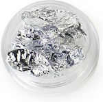 Foil for Nails in Silver Color