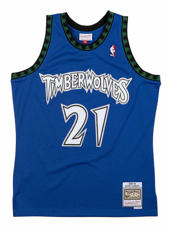 Mitchell & Ness Minesota Kevin Garnett #21 SMJYCP19063-MTIROYA03KGA Kurze Hosen Aussehen Basketball