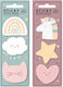 interDRUK Haftnotizen 75 Blätter Set 75Stück Sweet (Μiverse Designs)
