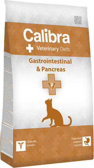 Calibra Veterinary Diets Trockenfutter Diät, ohne Gluten für Katzen mit empfindlichem Magen-Darm-Trakt mit Lachs 2kg