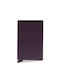 Secrid Cardprotector Men's Card Wallet with RFID και Slide Mechanism Dark Purple