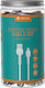 Devia Kintone Pack Regular USB 2.0 to micro USB Cable Λευκό 1m (257974) 30τμχ