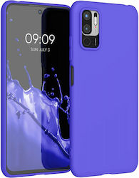 KWmobile Umschlag Rückseite Silikon Blue Violet...