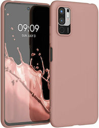 KWmobile Umschlag Rückseite Silikon Winter Rose...