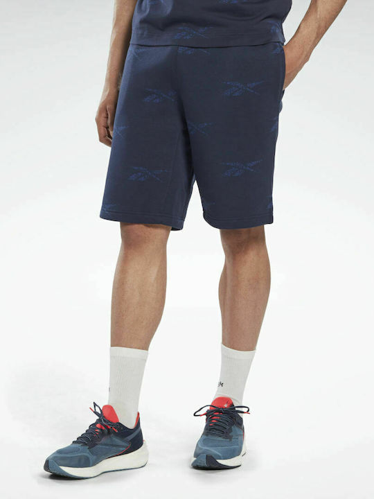 Reebok Men's Athletic Shorts Navy Blue