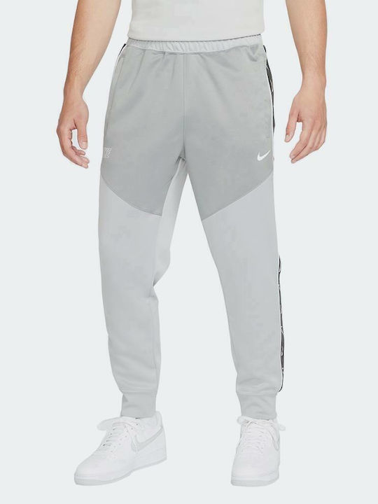 Nike Sportswear Repeat Παντελόνι Φόρμας με Λάστιχο Γκρι