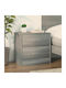 Wooden Bedside Table Γκρι Sonoma 40x30x40cm