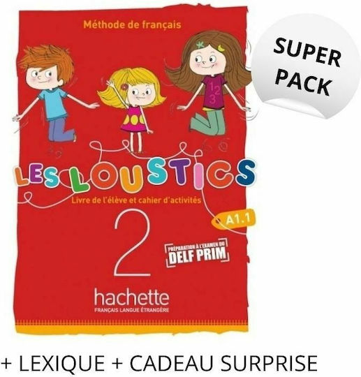 Super Pack Les Loustics Volume 2 A1.1 (Livre d' Eleve + Lexique + Cadeau Surprise)