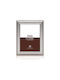 Slevori Wooden Photo Frame with Silver Frame