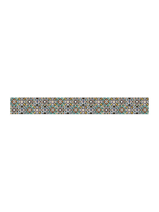 Decorative Sticker Wall Green Kitchen Border 1pcs 195x23.5cm Ango