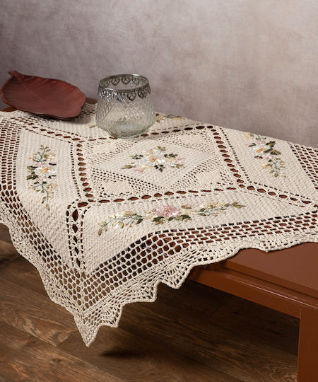Silk Fashion 3509 Strick Ecru 85x85cm Silk Fashion 3509 Strick Ecru 85x85cm