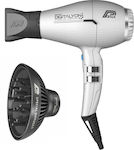 Parlux Digitalyon Magic Sense Ionic Professional Hair Dryer with Diffuser 2400W Silver