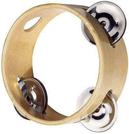 Wooden Percussion Tambourine