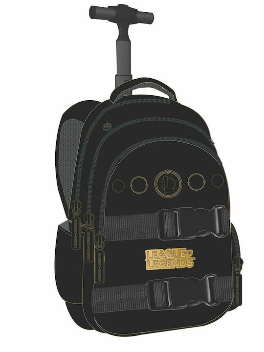 Gim Hextech School Bag Trolley Elementary, Elementary in Black color