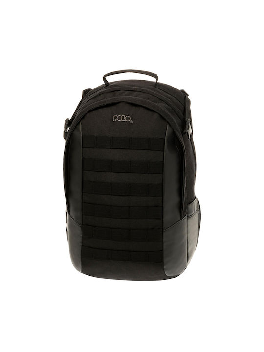 Polo Tide Men's Fabric Backpack Waterproof Black 28lt