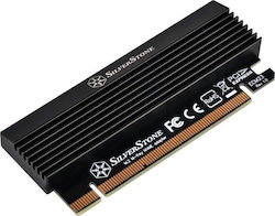 Silverstone Express Card Pci PCI Express Card SST-ECM23 PCI Express to M.2 Μαύρο SST-ECM23
