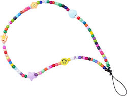 Hurtel Lanyard Pendant String Beads Pattern 4 Λουράκι Λαιμού για Κινητά Πολύχρωμο