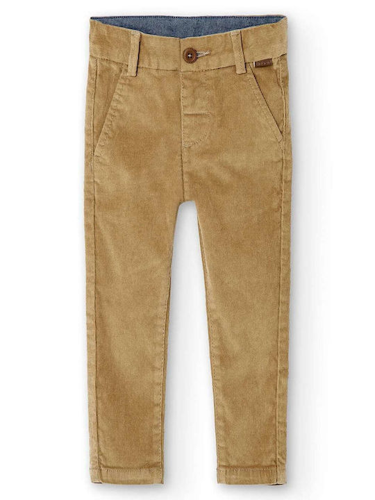 Kinder Hose Chino Cord Beige