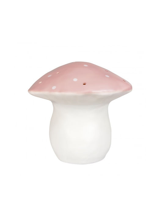 Egmont Lumini LED Lampă decorativă pentru copii Ciupercă Large Roz 29x29x30εκ.