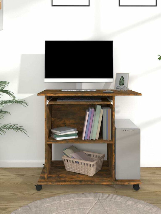 Computer Office Wooden Brown 80x50x75cm