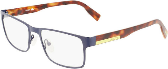 Lacoste Kunststoff Brillenrahmen Braun Schildpatt L2283-401
